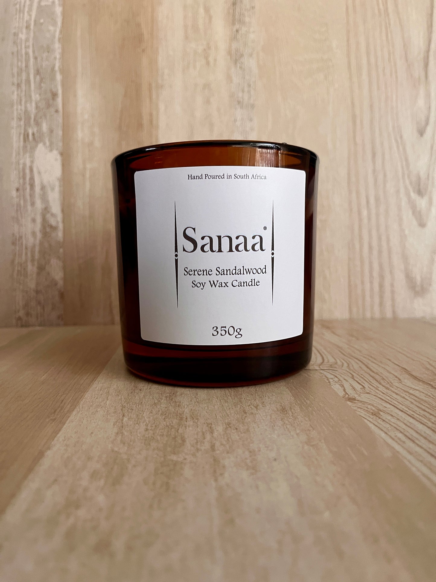 Serene Sandalwood Scented Candle